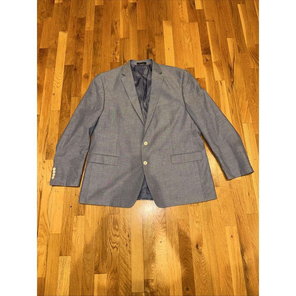 Ralph Lauren Casual  Light Blue Two Button Blazer‎ 48 L. Perfect Condition